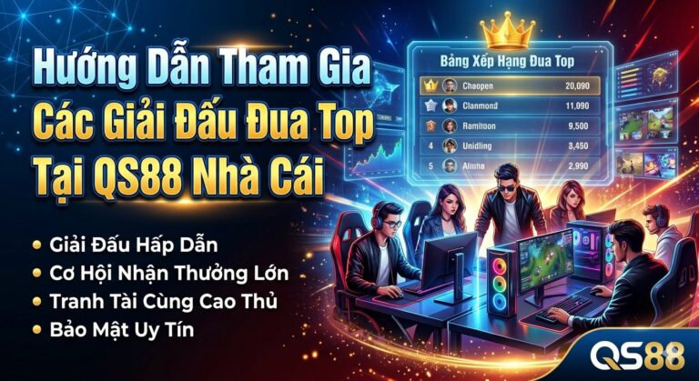 Hướng Dẫn Tham Gia Các Giải Đấu Đua Top Tại QS88 Nhà Cái